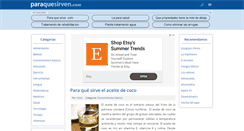 Desktop Screenshot of paraquesirven.com