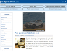 Tablet Screenshot of paraquesirven.com